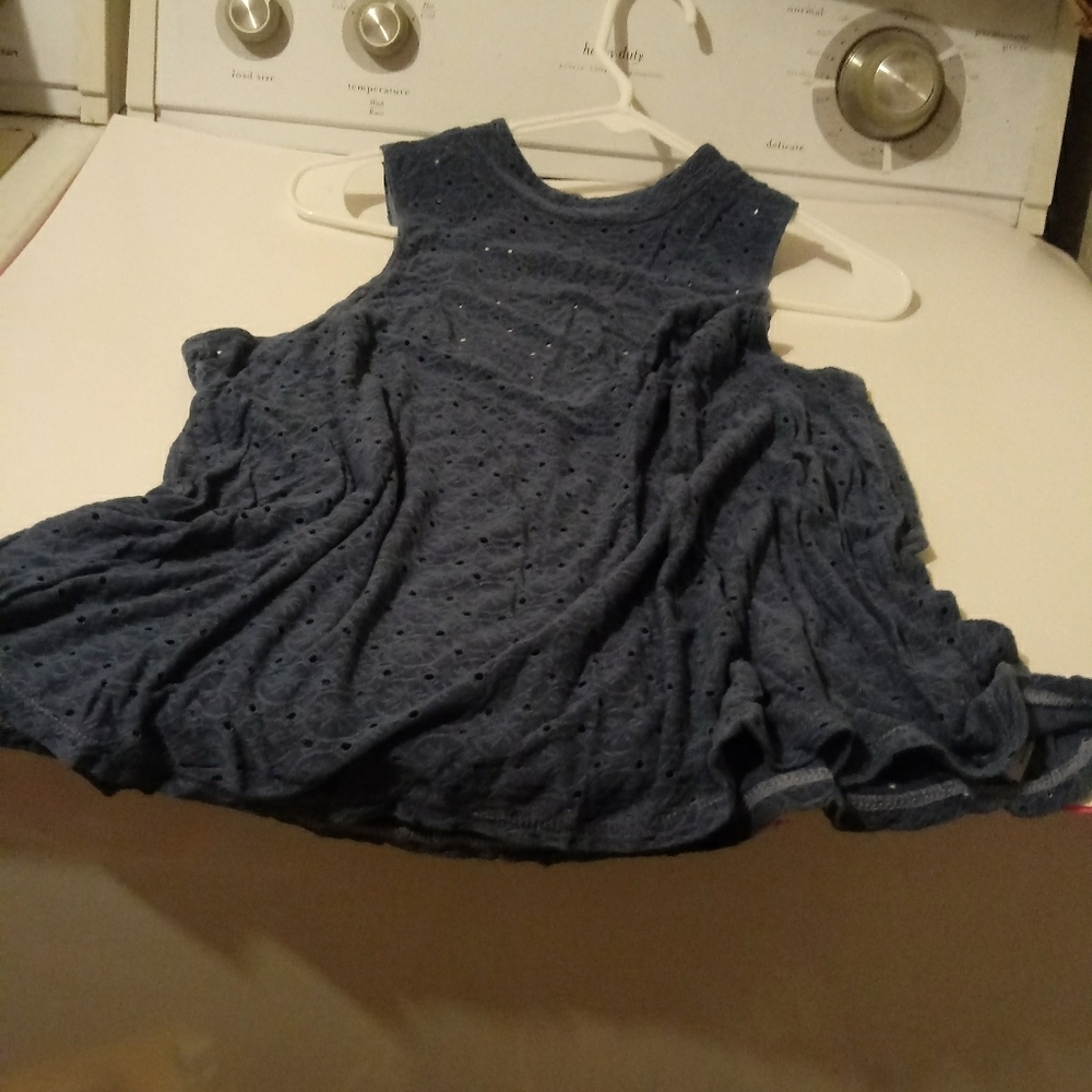 Turquoise colored tunic top